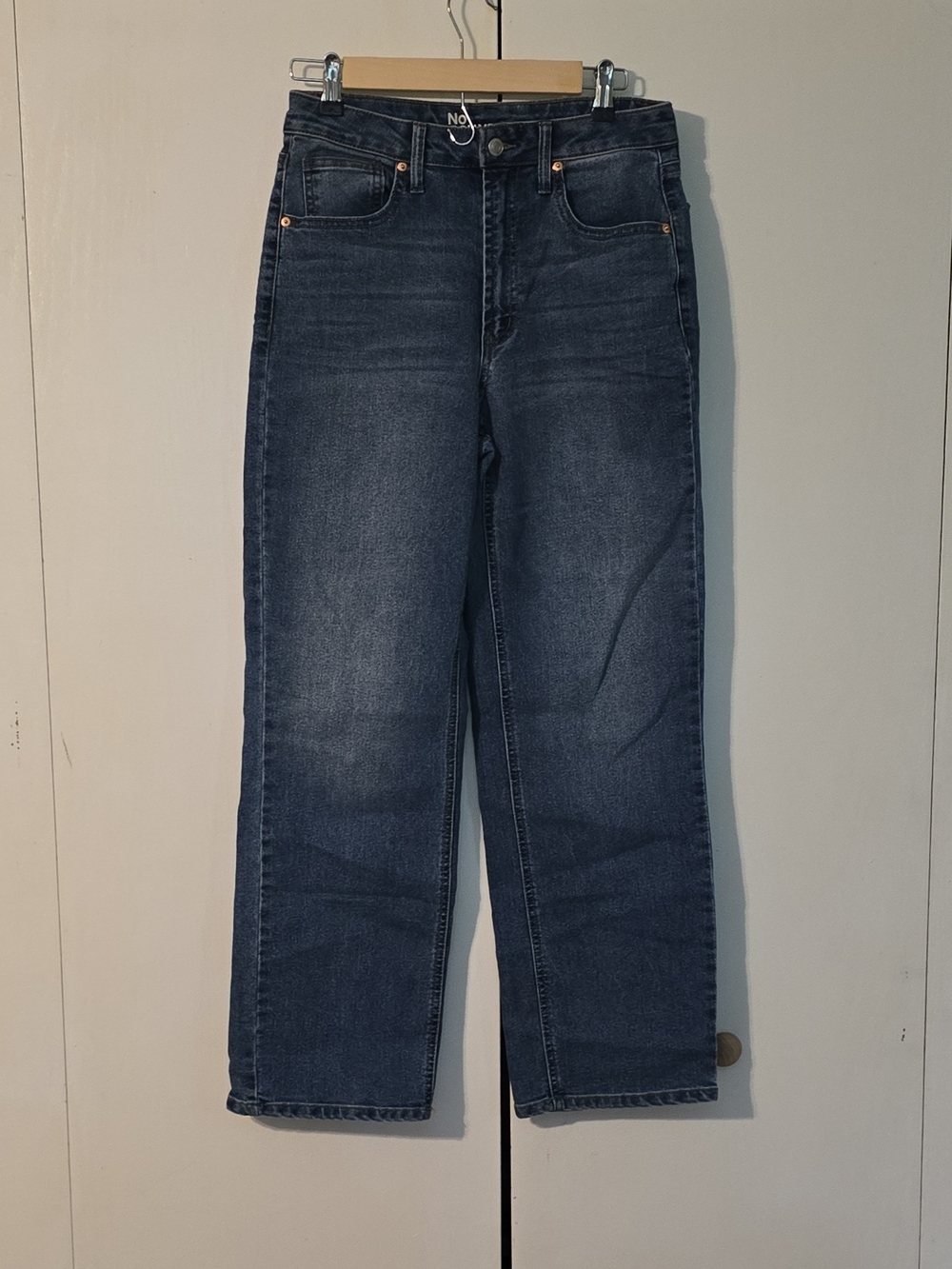 No Boundaries Dark Blue Straight-Leg Jeans